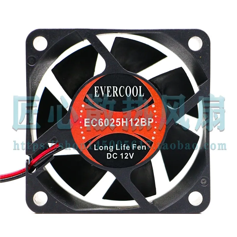 Server Power Supply - Ventilador de Resfriamento EVERCOOL EC6025H12BP DC