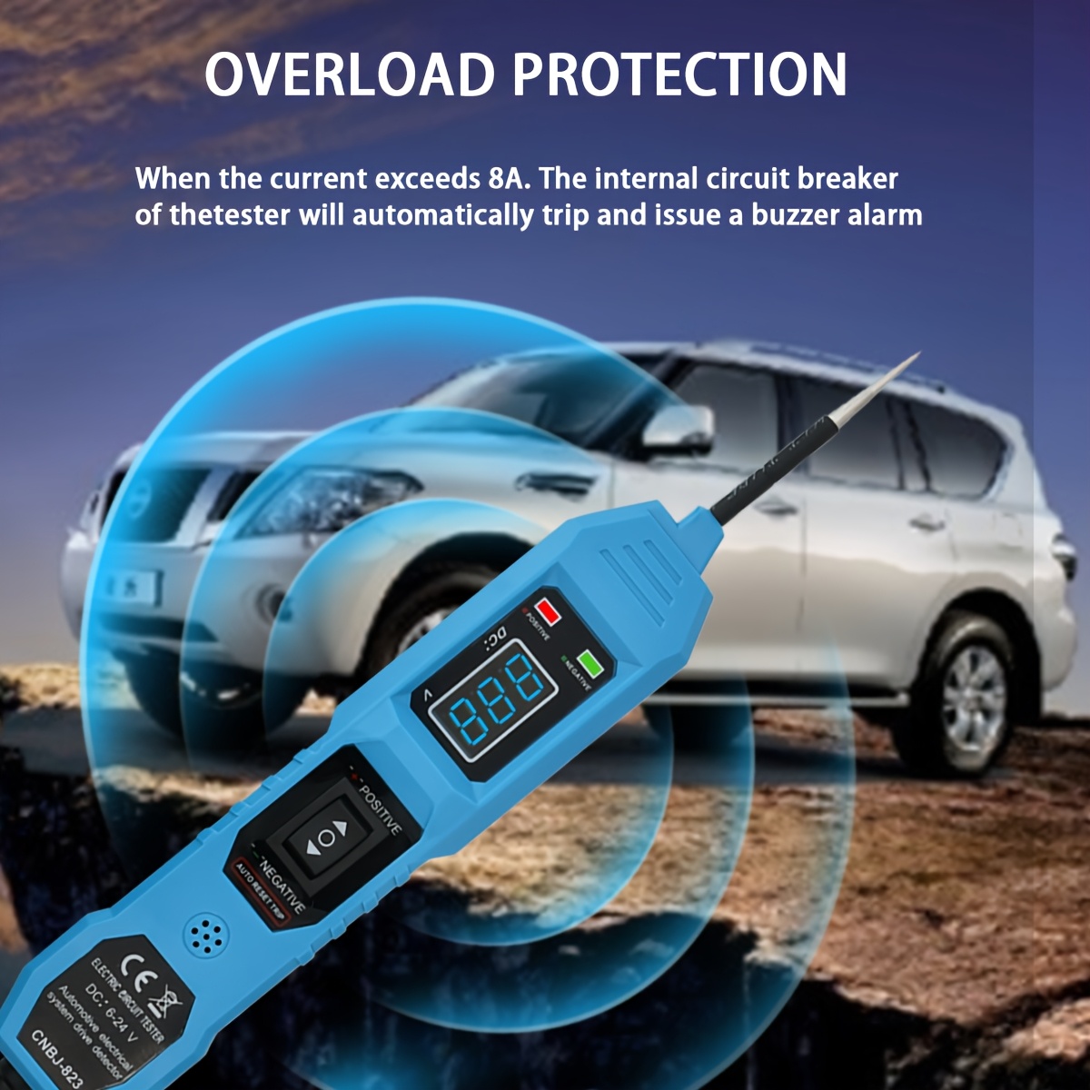 Testador de Circuito Automotiv - Power Supply Tester avaliação e preço